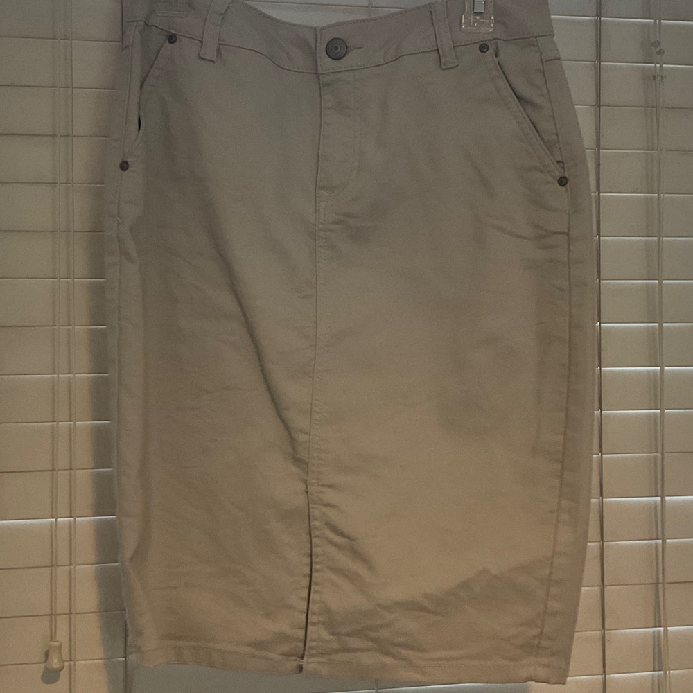 Kenar Women's Tan Pencil Skirt